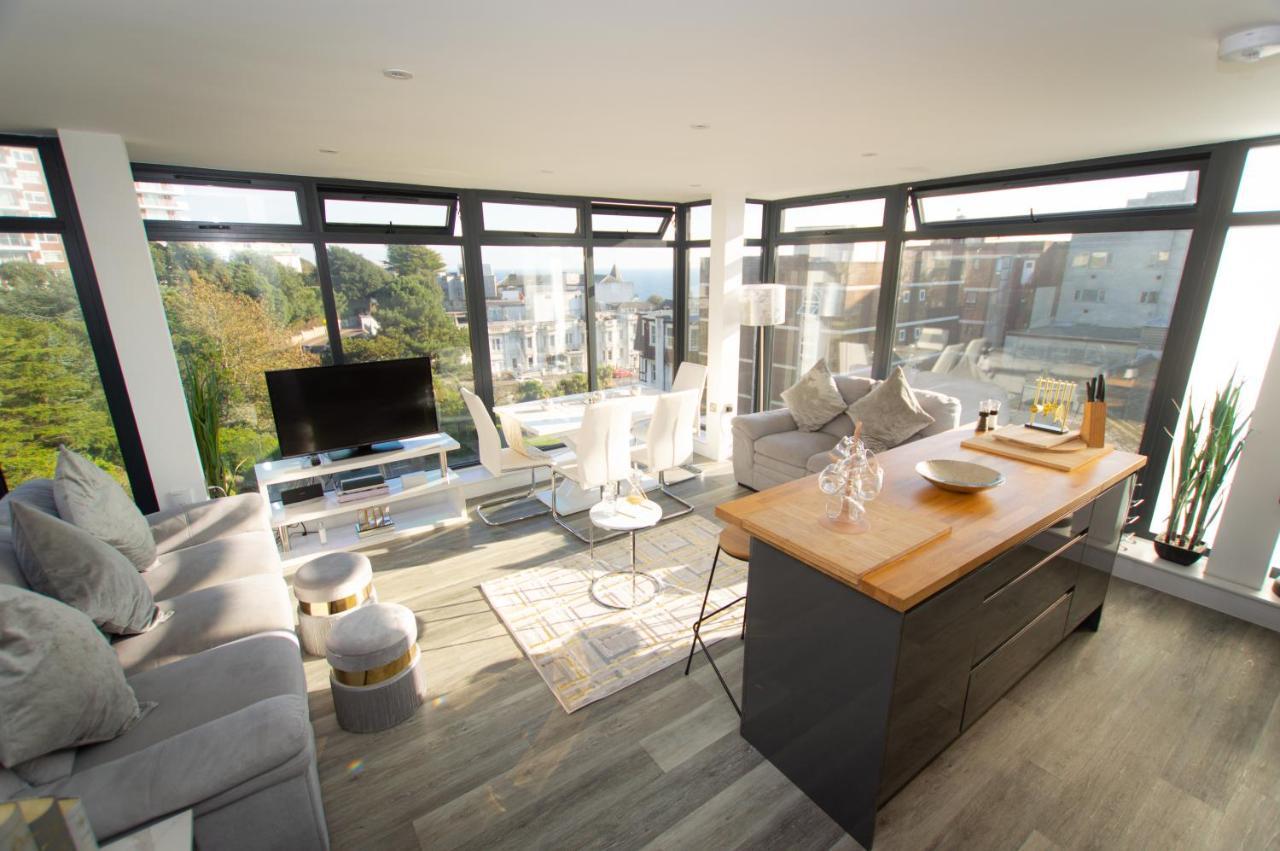 * Panoramic Penthouse With Sea & City Views Apartment Bournemouth Exterior photo