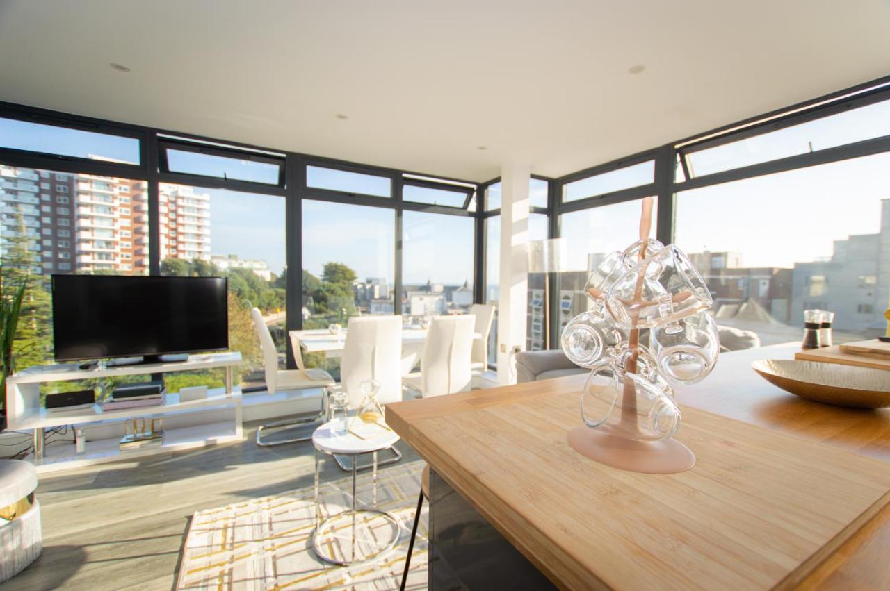 * Panoramic Penthouse With Sea & City Views Bournemouth Exterior photo